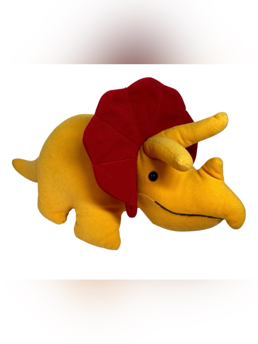 VTG Animal Fair Dinosaur Triceratops 16" Plush Stuffed Animal Item 9497B‎